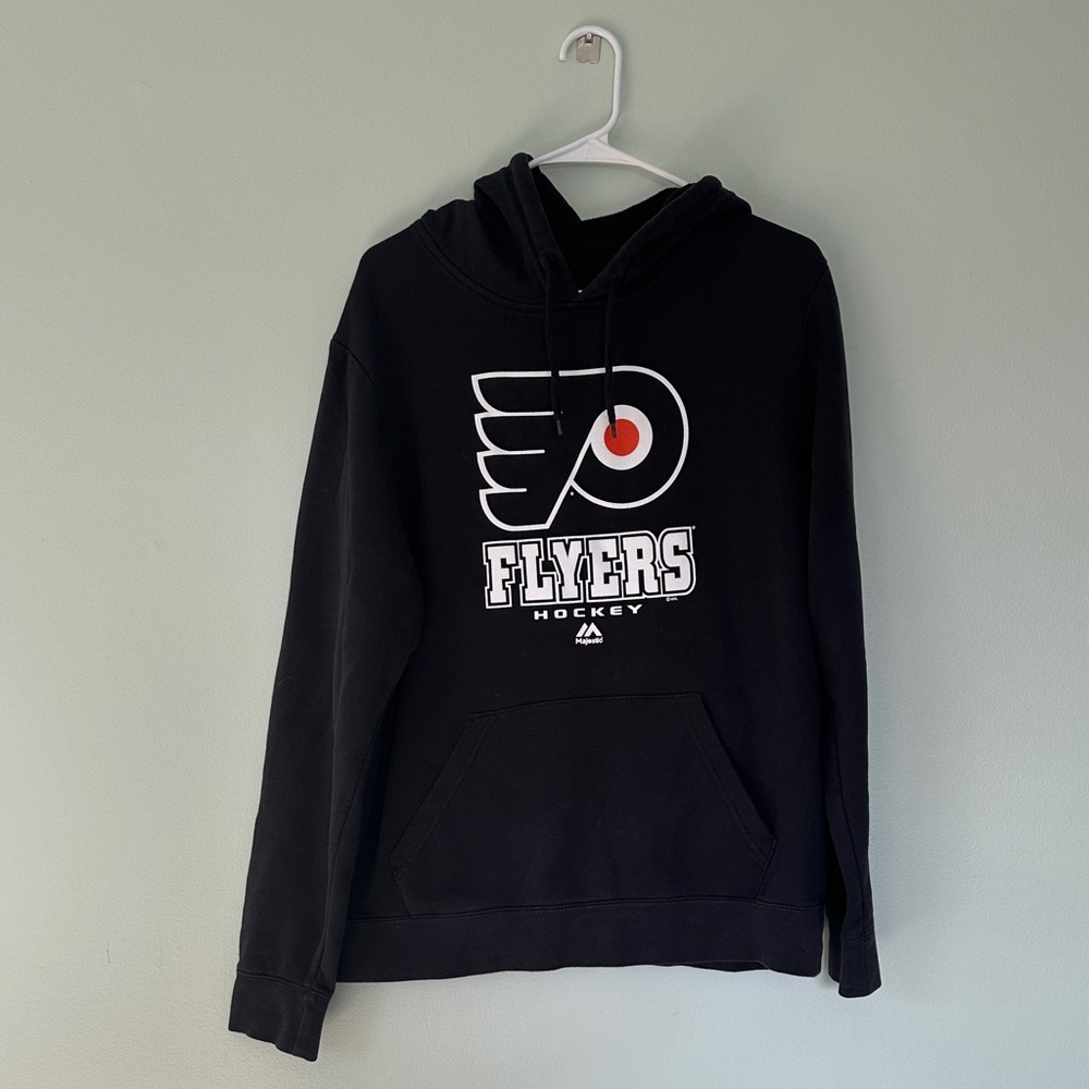 Majestic Black Flyers Hoodie
